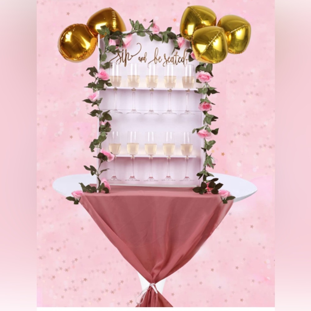 Champagne Wall Holder for Party, Wedding, Birthday Party, Celebration